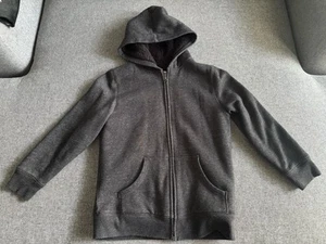 Urban Pipeline Youth Small Zip Up Hooded Grey Lined Sweatshirt - Picture 1 of 4