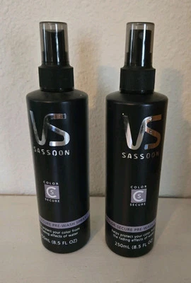 Discontinued Vidal Sassoon Color Secure Pre-Wash Spray 8.5oz Set Of 2 - Image 1 of 3
