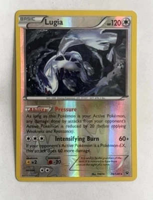 Pokémon TCG Lugia Fates Collide 78/124 Reverse Holo 2016 AI Graded PSA 9 to 10 - Image 1 of 4