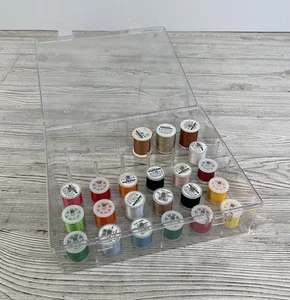 Lot Of 22 Assorted Madeira Thread - Rayon, Decora, Glamour W/Case /sb - Picture 1 of 9