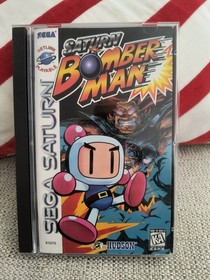 Saturn Bomberman (Sega Saturn, 1997) Cib W/ Reg Card & Inserts! Tested & Working
