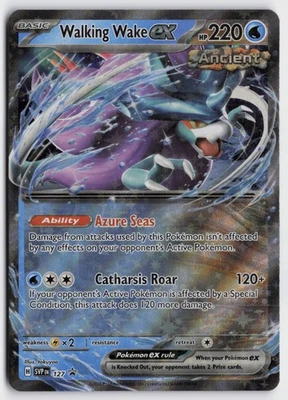Pokemon Walking Wake ex - 127 Holo Promo SV: Scarlet & Violet Promo Cards NM - Image 1 of 2