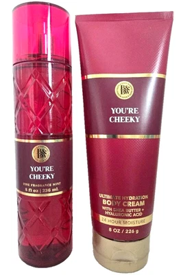 Bath Body Works YOU'R CHEEKY Fragancia Vaporizador y Crema Corporal Set de 2 piezas Regalo Foto 1 de 2