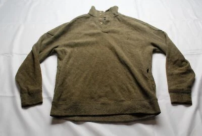 Suéter Browning Gilson Para Hombre Manga Larga Cuarto Botón IW4 Verde Liquen Mediano Foto 1 de 4