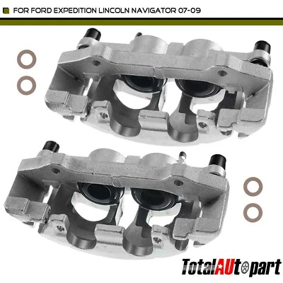 2 тормозных суппорта для Ford Expedition Lincoln Navigator 07-09 передние левые и правые - Изображение 1 из 4