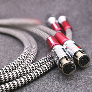 High Quality XLR Balanced Interconnect Cable Silver plated HIFI Audio XLR Cable