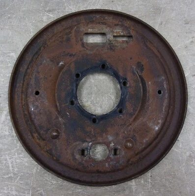 Triumph Girling 10" Right Rear Brake Backing Plate,  TR3 to TR3A - Image 1 of 2