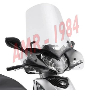 PARABREZZA COMPLETO KYMCO PEOPLE GTi 125-200-300 2010-2017 GIVI 443A + A443A - Imagen 1 de 1