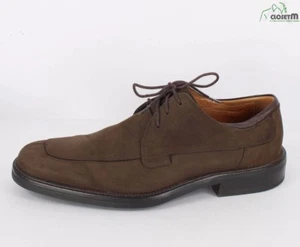 Cole Haan Brown Nubuck Leather Rubber Sole Dress Shoes Sz. 9.5 M - Picture 1 of 6
