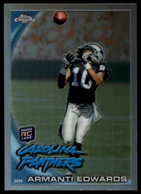2010 Topps Chrome Refractors #C136 Armanti Edwards Carolina Panthers - Image 1 of 2