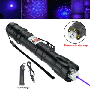 405nm Blue-violet Laser Optics Visible Gypsophila Light Beam Torch Adjust 2km - Picture 1 of 12