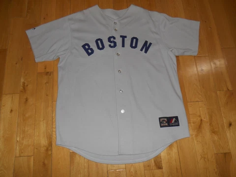 Majestic Carlton Fisk BOSTON RED SOX Cooperstown Collection MLB Team JERSEY XL Cover