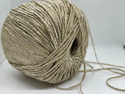 Hilo de cinta delgada Shiny Sands Fettuccia 82223 hilos de hielo 50 gr 114 yardas x 2 mm de ancho Foto 1 de 4