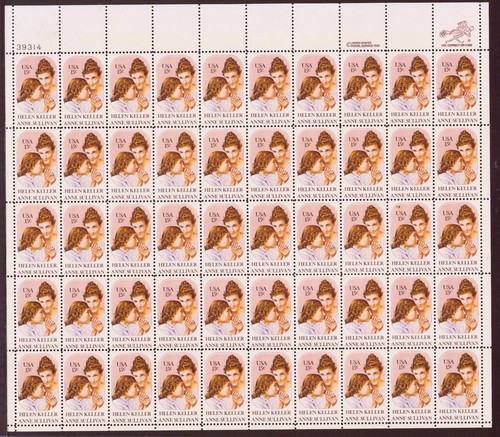 1549 Retarded Children Can Be Helped Sheet of 50 10¢ Stamps MNH