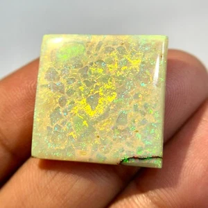12 Cts Natural Sterling Australian Monarch Opal Cabochon Loose Gemstone 22x22 mm - Picture 1 of 8