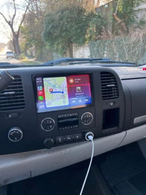 For Chevrolet Silverado 07-13 Apple CarPlay Android 13 Car Stereo Radio GPS WIFI - Image 1 of 4