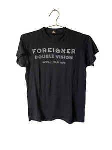 Vintage FOREIGNER Double Vision World Tour 1978 t shirt - Picture 1 of 2