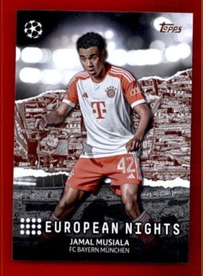 2023-24 Topps UEFA Club Competitions European Nights #EN11 Jamal Musiala. - Image 1 of 2