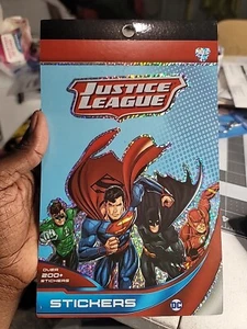 Justice League 4 Sheet Foil Cover 200+ Stickers Multi-Color ST5 - Picture 1 of 4