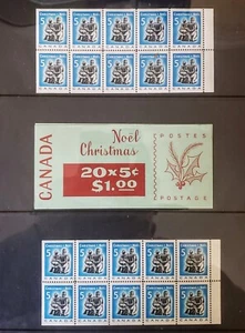 Stamps Canada Mint: #488a & q 5c Christmas--Soapstones panes of 10@ VF MNH - Bild 1 von 1