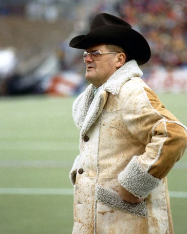 Houston Oilers Coach BUM PHILLIPS Glossy 8x10 Photo NFL Football Print Poster Cover
