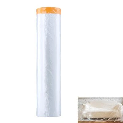 1 Rouleaux Bache Peinture Bache Protection Peinture 400CM x 20M Bache Plastiq... - Immagine 1 di 4