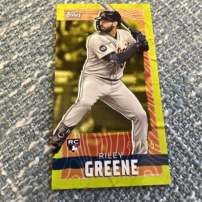 Riley Greene - 2023 Topps Rip #MRIP-RG - Rookie RC Mini Riptide #d/45- Detroit - Image 1 of 3