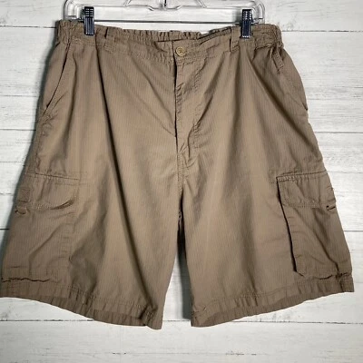 Pantalones Cortos Carga Vintage Big Dogs Marrón Para Hombre Talla 32 Cintura Elástica Foto 1 de 4