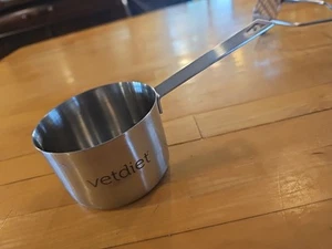 Dog Food Stainless Steel Scoop Vetdiet Kibble 1 Cup - Picture 1 of 8