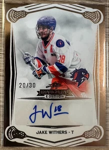 2025 Leaf NLL Inaugural Jake Withers Rose Gold SP Auto #BA-JW1 #20/30 - Bild 1 von 2