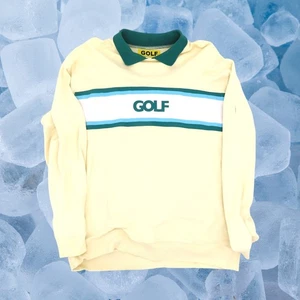 Golf Wang x Tyler The Creator Cream Pullover Longsleeve Polo XL - Picture 1 of 7