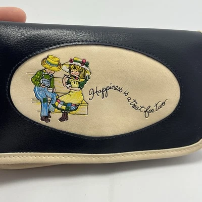 De colección Raro Años 70 Roth Tarjetas de Felicitación Sunnybunch Cartera Bolso sin asas Azul Marino Foto 1 de 4