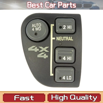 Interruptor de painel caixa de transferência Dorman para caminhonete Chevy Envoy S10 S-15 4x4 4wd - Imagem 1 de 2