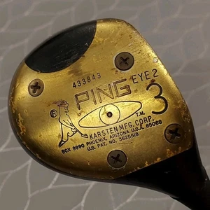 Ping Eye 2 3 Wood ZZ Lite Stiff Steel Shaft 43.5" Vintage  - Picture 1 of 11