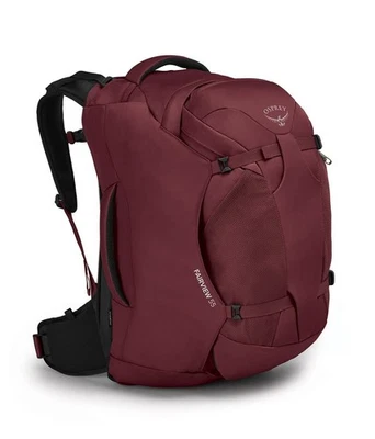 Osprey Fairview 55L Women's Travel Backpack Zircon Red OSP-10003687 - Image 1 of 4