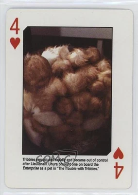 1998 Hoyle Star Trek the Original Series Playing Cards Tribbles #4H a8a - Image 1 of 3