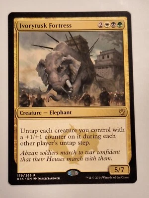 Ivorytusk Fortress - Khans of Tarkir Magic the Gathering MTG Nice! - Image 1 of 2