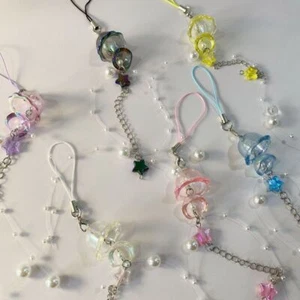Charm Jellyfish Phone Keychain Luxury Phone Anti-lost Rope Phone Accessories - Photo 1 sur 17