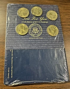 Eine Münzgeschichte der US-Präsidenten, 5er Set, geprägt aus massiven Messingmünzen - Bild 1 von 2