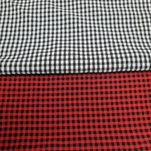 Checked Viscose Blend Fabric 55" Wide Non-Stretch - Picture 1 of 10