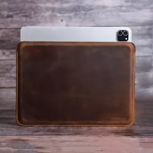 Echtleder Hülle Tasche Tragetasche für iPad Air Pro 13/11 12,9 10. 9/8/7 - Bild 1 von 13