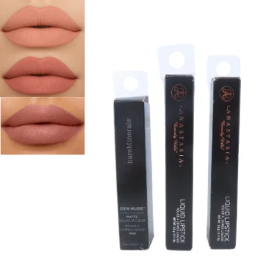 PAQUETE DE 3 PIEZAS DE LÁPIZ LABIAL LÍQUIDO BAREMINERALS & ANASTASIA BEVERLY HILL *LEER* Foto 1 de 4