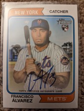 2023 Topps Heritage - Real One Autographs #ROA-FA Francisco Alvarez (AU, RC)