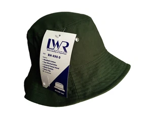 BNWT Boy Girls Bottle Green LW Reid Sz XS 53cm School Uniform Bucket Hat UPF 50+ - Picture 1 of 1