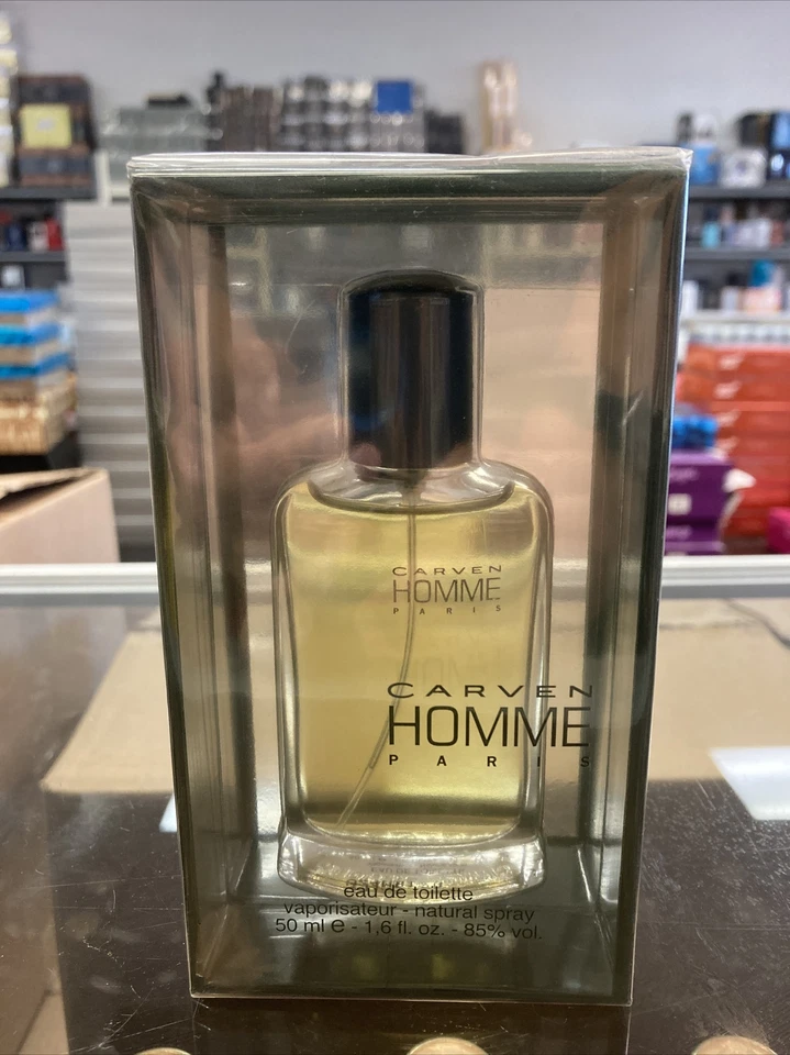 CARVEN HOMME PARIS colonia 1,6 oz (50 ml) eau de toilette spray.SELLADO.100% REAL Foto 1 de 3