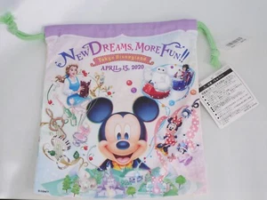 Tokyo Disney Resorts New Fantasy Land Drawstring Mini Bag Mickey Mouse #E13 - Picture 1 of 4