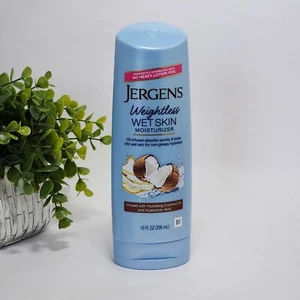Jergens Weightless Wet Skin Moisturizer with Coconut Oil & Hyaluronic 10 fl oz - Picture 1 of 2