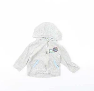 Chaqueta Cherokee Bebé Gris Talla 12 Meses Cremallera - Imagen 1 de 12