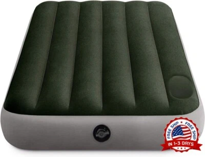 Colchón Inflable Twin Levantado Bomba Incorporada Cama Para Camping De Aire 10" Foto 1 de 4