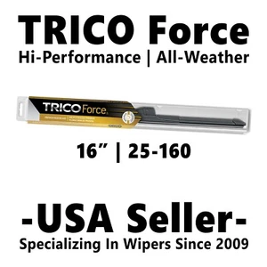 Trico Force 25-160 Super Premium 16" High Performance Beam Blade Wiper Blade - Bild 1 von 12